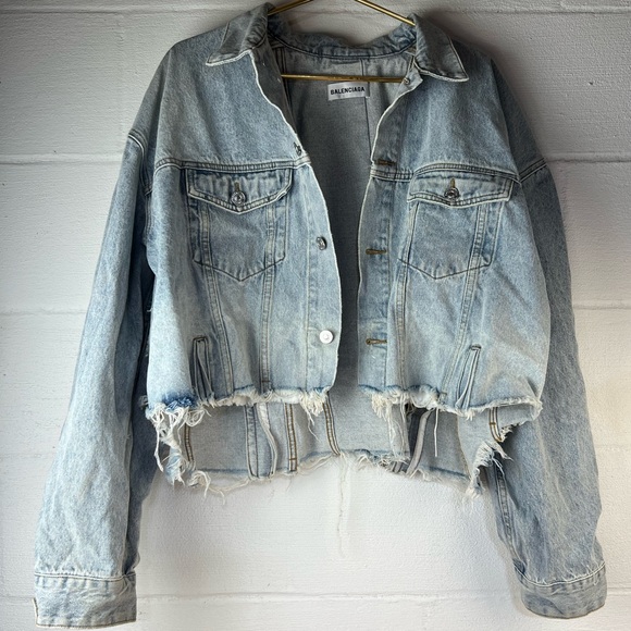 Balenciaga Jackets & Blazers - Balenciaga Deconstructed Denim Jacket, 1